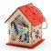 New Year! Decor with backlight "Magic House", 6.5 × 6.5 × 8.5 cm