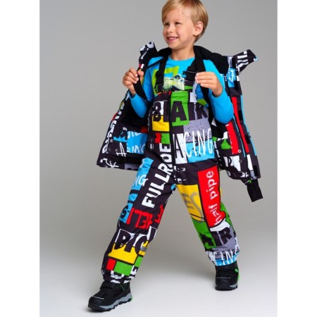 Winter set for the boy PlayTode: jacket and semi -combineson, height 98 cm-3