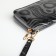 Women's wallet with lightning, gray color