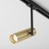 TRECK TECHNICAL TR005-1-GU10-BG, 1x50W, 20x8.1x28 cm, GU10, black color with gold