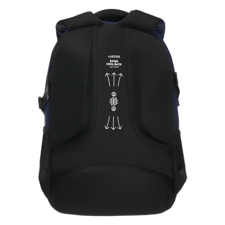 Youth backpack 44 x 30 x 20, ergonomic back, Deavente Moving Forward 19l, Dark 7032413-7
