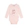 Body baby with a long sleeve "Goroshinka", height 92 cm, peach color