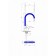 FAUZT FZS-833-B129 kitchen mixer, single-legged, flexible excess 180 mm, blue