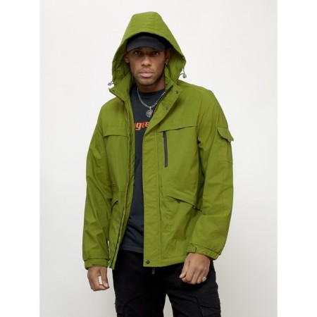 Sports male jacket, size 54, green color-5