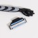 The machine is a razor and 12 interchangeable cassettes, compatible with Gillette Mach3