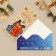 An envelope for money is a wooden carved “Magic New Year!”, Squirrel, 16.5 x 8 cm, New Year