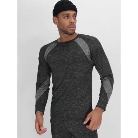 Male thermal underwear, size 54-56, dark gray color-7