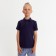 T-shirt Children's Polo Minaku: Basic Line dark blue color, height 116