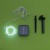 Garland “thread” 10 m dew, IP44, silver thread, 100 led, white glow, 2 modes, solar battery