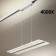 Snow -linen three -dimensional novotech lamp. Iter, 30W, LED, 848x602x160 mm, white color