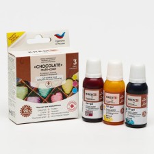 A set of food dyes Kreda Bio Chocolate, 3 pcs