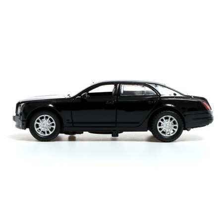 Metal machine Limo, 1:32, inertia, light and sound, black color-1