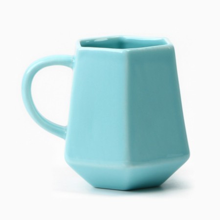 Ceramic mug “Dream”, 300 ml, blue color-2