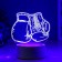 Lumber "Boxing gloves" Led RGB from the network