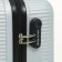 Small suitcase 20 "On a zipper, code lock, 4 wheels, color gray color