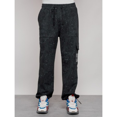 Sports male trousers, size 54, dark green color-4