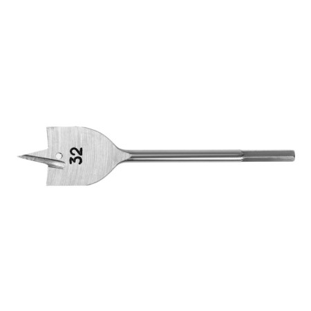 Wood drill feather scrap, hexagonal shank, 32 x 152 mm-1