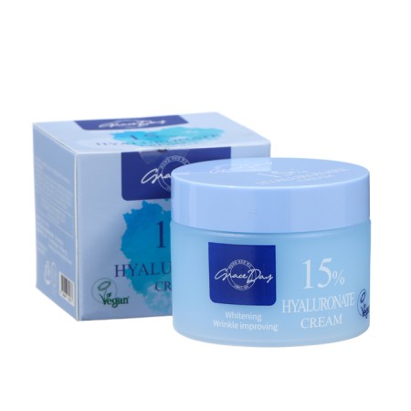 Face and body cream Grace Day, with hyaluronic acid 15%, 50 ml