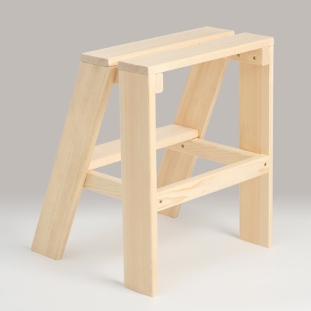 Stool-steel, 40 × 40 × 50cm, from needles-4