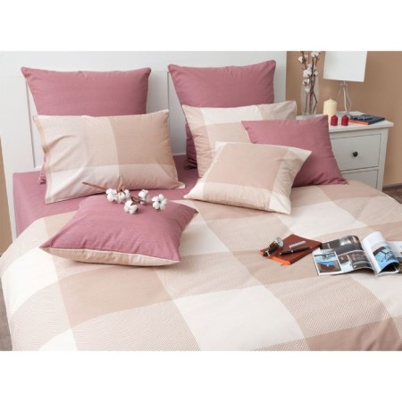 Bed linen 2 joint venture "London Bezh", size 214x220 cm, 175x205 cm, 70x70 cm - 2 pcs-1