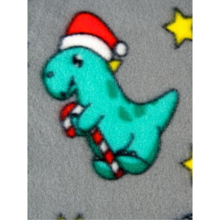 Dragon blanket 130x170cm, gray, fleece 150g/m, PE100%-1