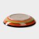Plate ceramic deep shade "India", 600 ml, d = 20 cm, color orange color