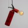 Fire extinguisher lamp E27 40W Red 20x10x25-125cm