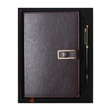 Deliciper is low, PVC cover, A5 format, 140 sheets, cage, with a handle, gift box, mix-1