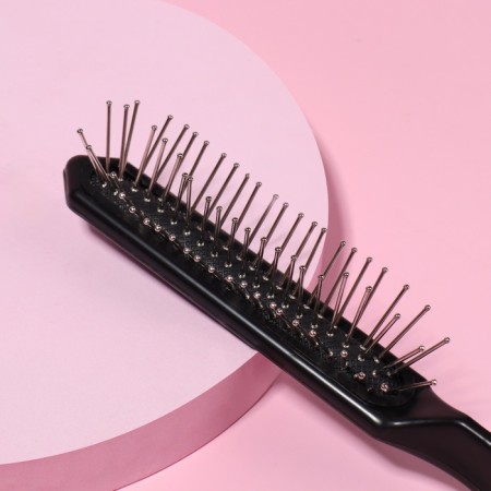 Massage comb, 2.5 × 21.3 cm, black color-2