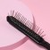 Massage comb, 2.5 × 21.3 cm, black color
