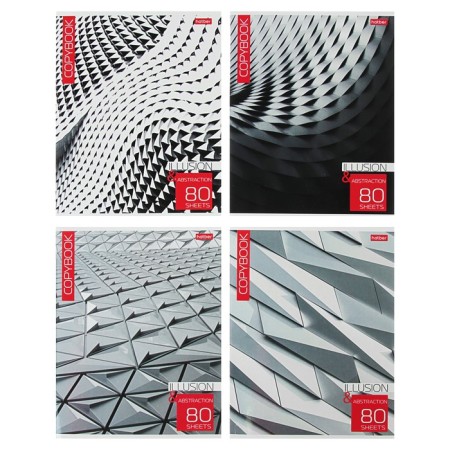 Notebook 80 sheets, in a cage, New Art, cardboard cover, mix