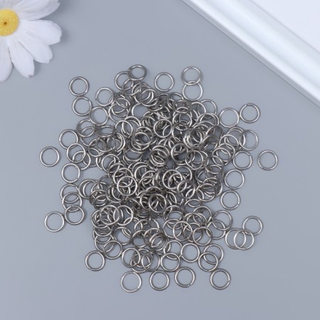 The basis for creativity Metal "Practical ring" set 200 pcs d = 0.7 cm 1x1 cm-1