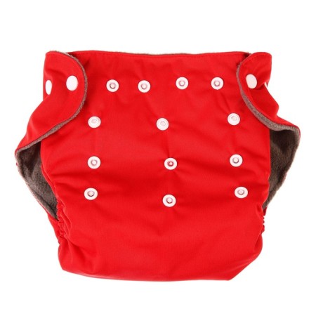 Panties-scammer, reusable, carbon-bamboo fabric, red color, from 0-36 months.-5