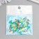 Decor for creativity Plastic "Bird green-yellow with gold" 2.3x3.5x0.4 cm