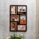 Photo frame of HDF "Our family" in 6 photos 10x15 cm (plastic screen)