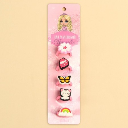 Ring "For the Little Princess", 5 pcs, 3.8 x 12 cm-1