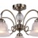 Vetus chandelier, 5x40W E14, bronze color