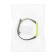 Mi Band 3/4 Luazon fitness bracelet strap, with perforation, black and green