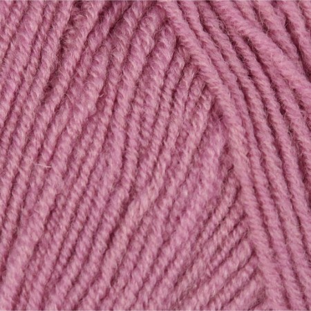Yarn "Lanagold fine" 49% wool, 51% acrylic 390m/100g (28 dry rose)