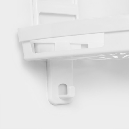 Corner regiment "Transformer", 25 × 18 × 58 cm, white color-3