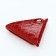 Monetnik on the button, Textura, red color