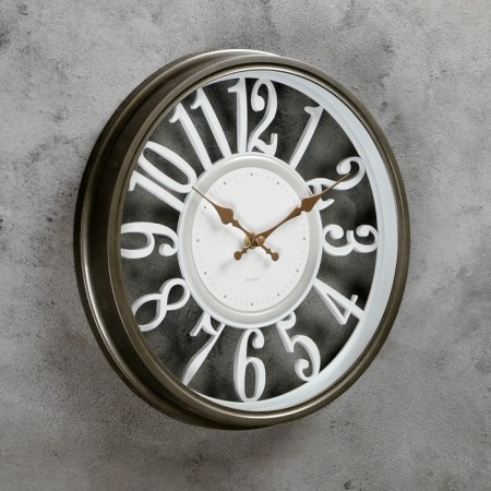 Wall clock, series: interior, "Beata", smooth move, d-29 cm-1
