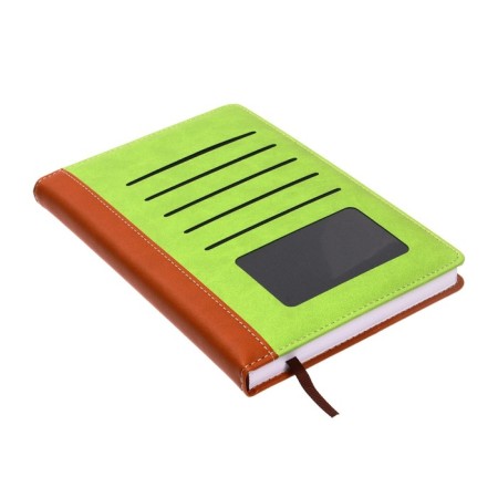 The diary is low, PVC cover, A5 format, 140 sheets in a cage, with pockets, mix-3