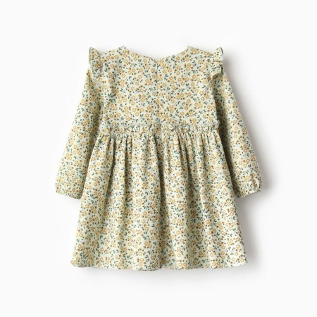 Платье для девочки MINAKU: Cotton collection цвет фисташковый, р-р 110-10