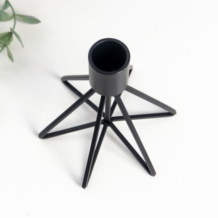 Summary Metal per 1 candle "Loft. Cone" candle d = 2 cm black 11.2x5.7x10.5 cm-1