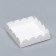 Box for cookies, white, 12 x 12 x 3 cm