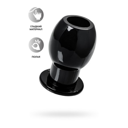 Toyfa Basic L, Full, TPE, 50x75 mm, black color, black