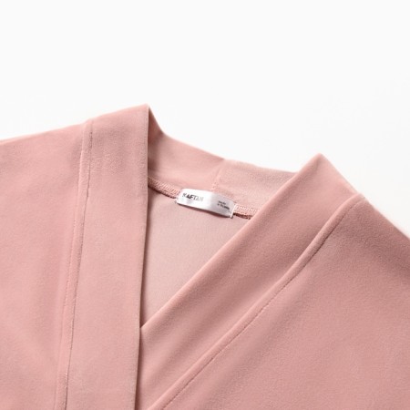 Women's robe KAFTAN PLUSHY p. 52-54, pink-7