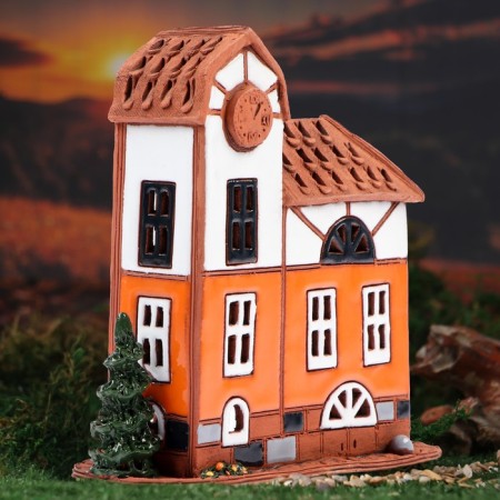 Aroma lamp house "Krantz", 15 cm, handmade-3