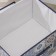 Stellid box for storage with a lid of the mosaic, 40 × 30 × 25 cm, blue color